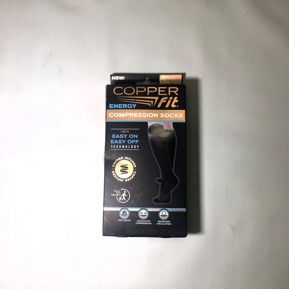 🛑COPPER FIT Unisex ➕🆒 COMPRESSION SOCKS Easy Off High Knee Energy 💸BUY NOW‼️ - Picture 8 of 16